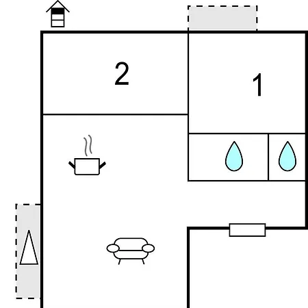 Two-bedroom In Апартаменты Шиофок